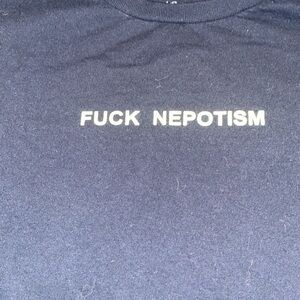 Like new Urban Outfitters “Fu.. Nepotism” large cr